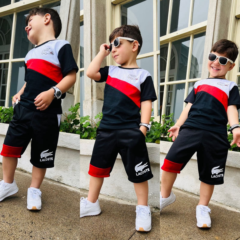 Conjunto Infantil Masculino Bermuda e Camiseta